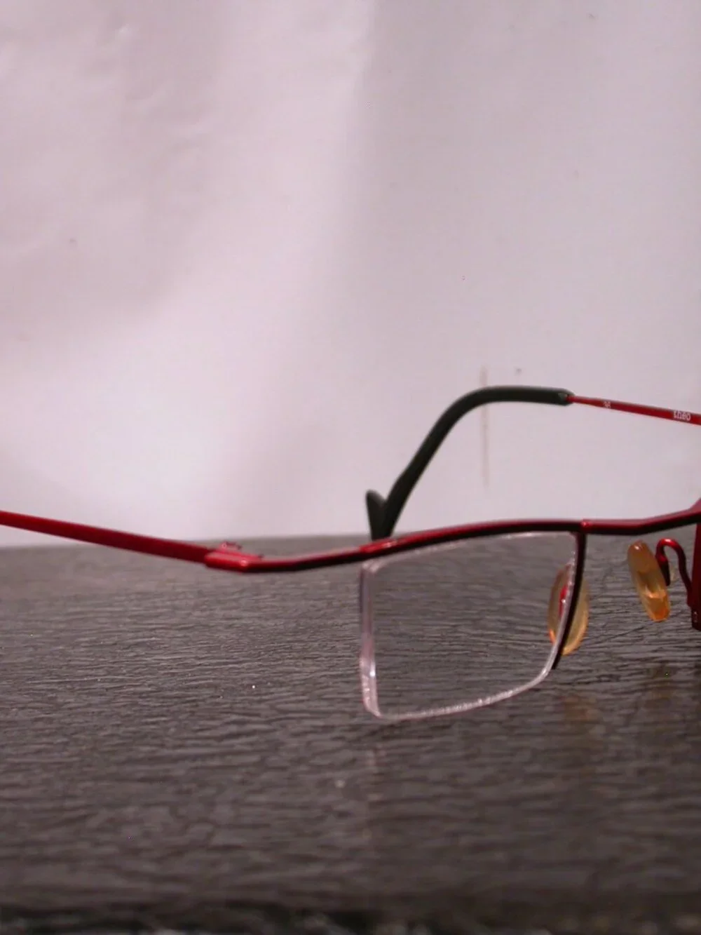 Theo Low Rider Bright Red Modern Art Eyeglasses Spectacles Frame Made in Belgium